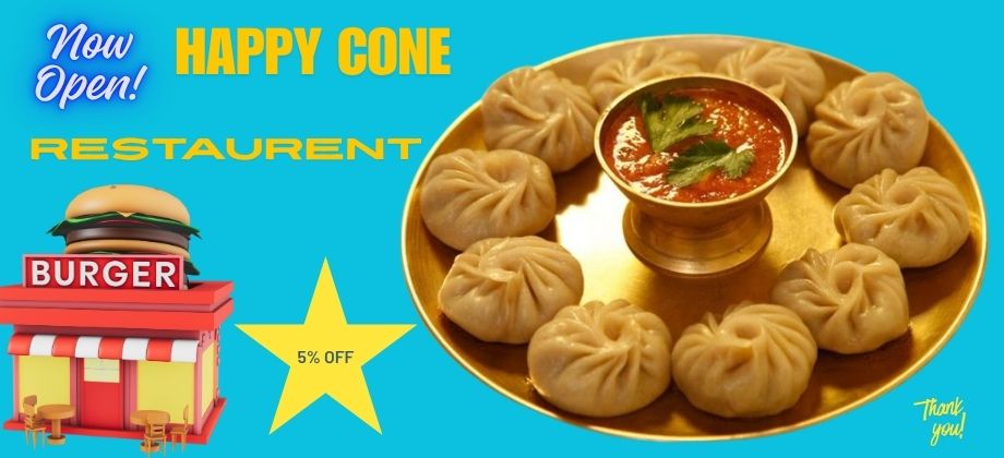 HEPPY CONE RESTAURENT Banner